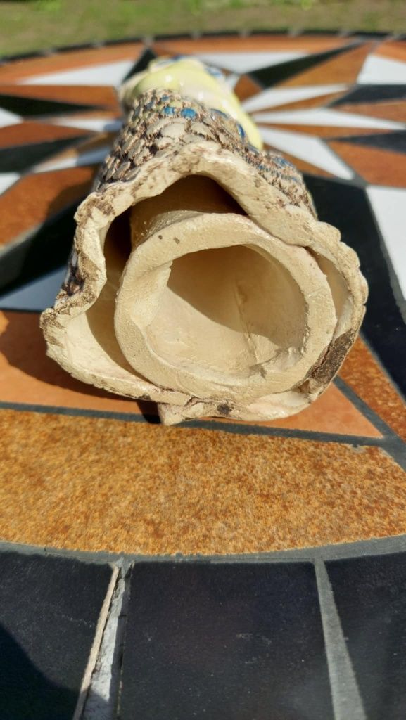Bardzo stara zabytkowa ,  unikatowa figurka ceramiczna  ,