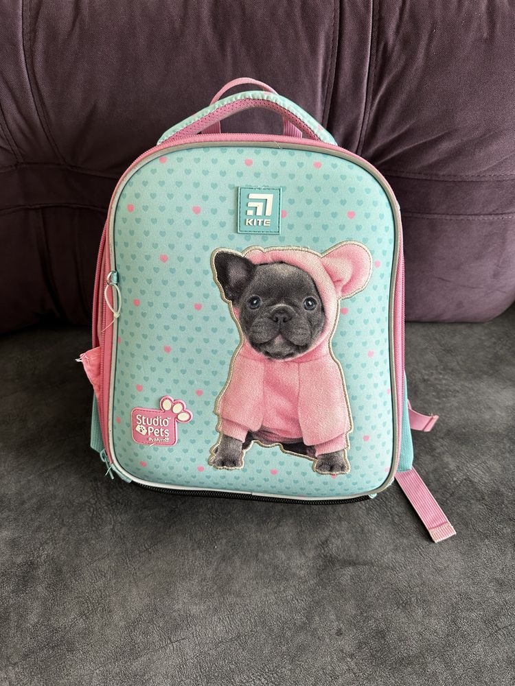 Рюкзак шкільний каркасний Kite Education Studio Pets SP22-555S-2