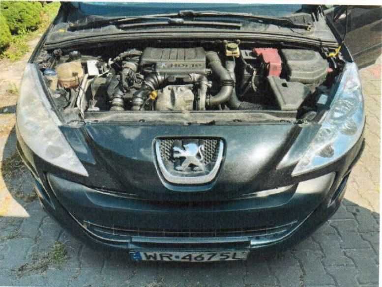 Syndyk sprzeda auto Peugeot 308 – 2008 r.