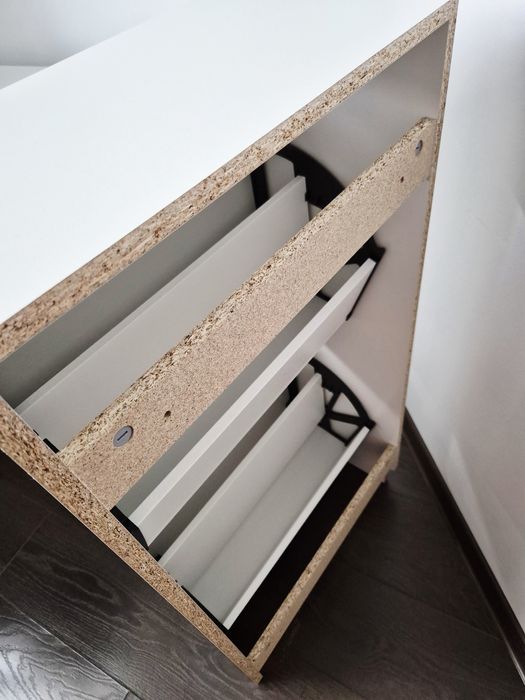 Szafka na buty Ikea Bissa biała nowa