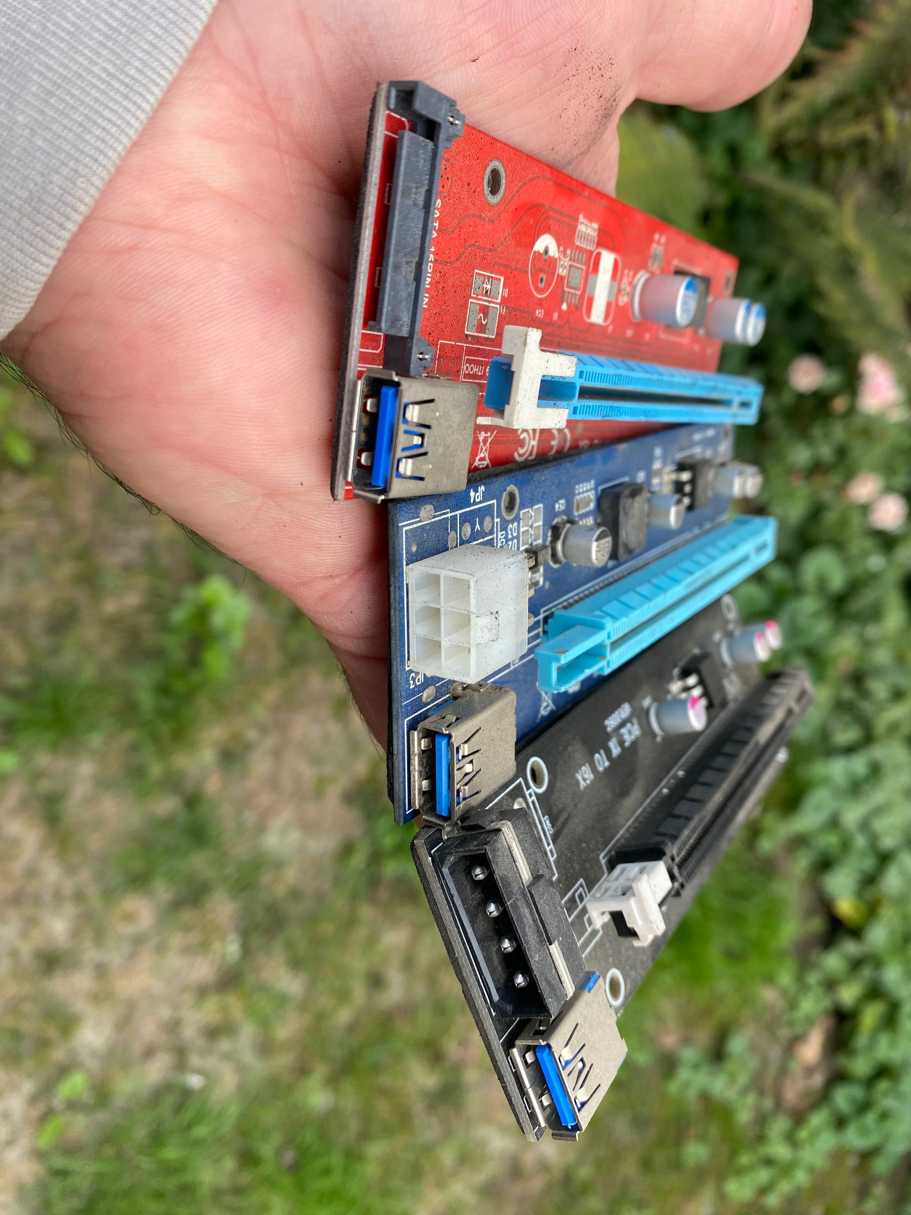 Riser Рейзери sata molex pci по 10штук