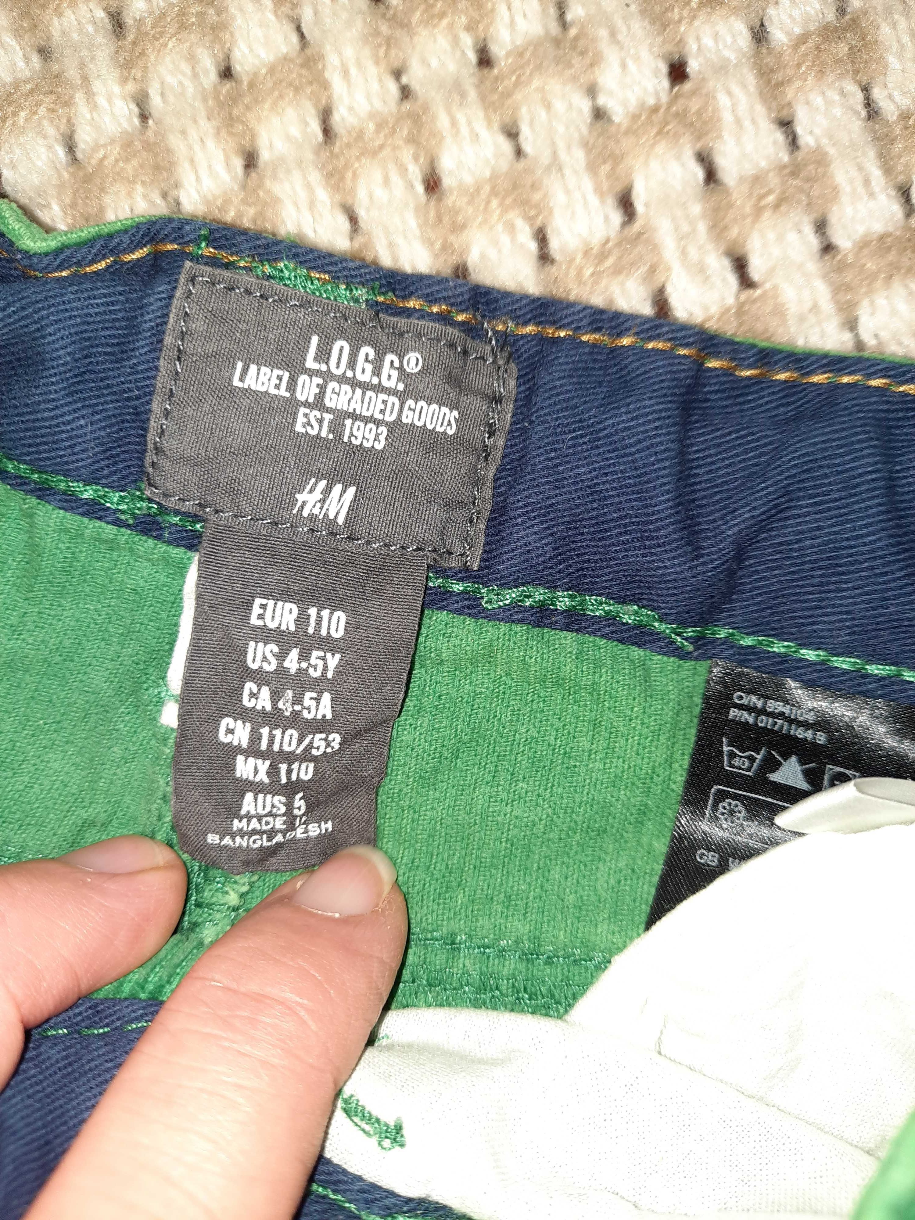 Брюки джинсы вельвет H&M 4 5 лет 110 см