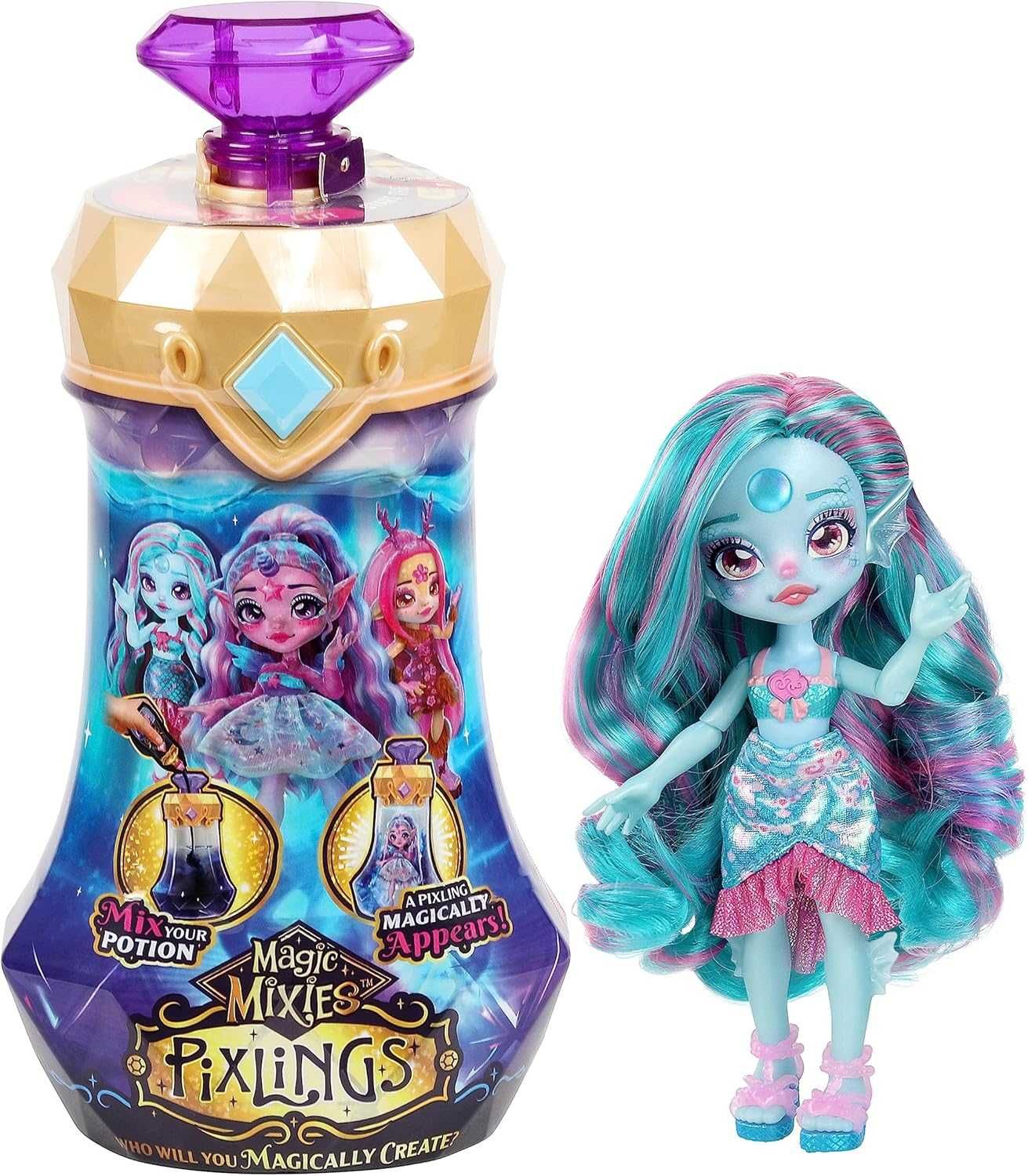 Марена Русалка Піксілінг Magic Mixies Marena The Mermaid Pixling