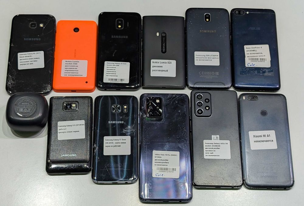 Xiaomi/OnePlus/Samsung/OPPO/Nokia/Vivo телефоны на запчасти