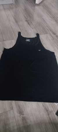 Czarna koszulka na ramiączka Emporio Armani rozmiar xl