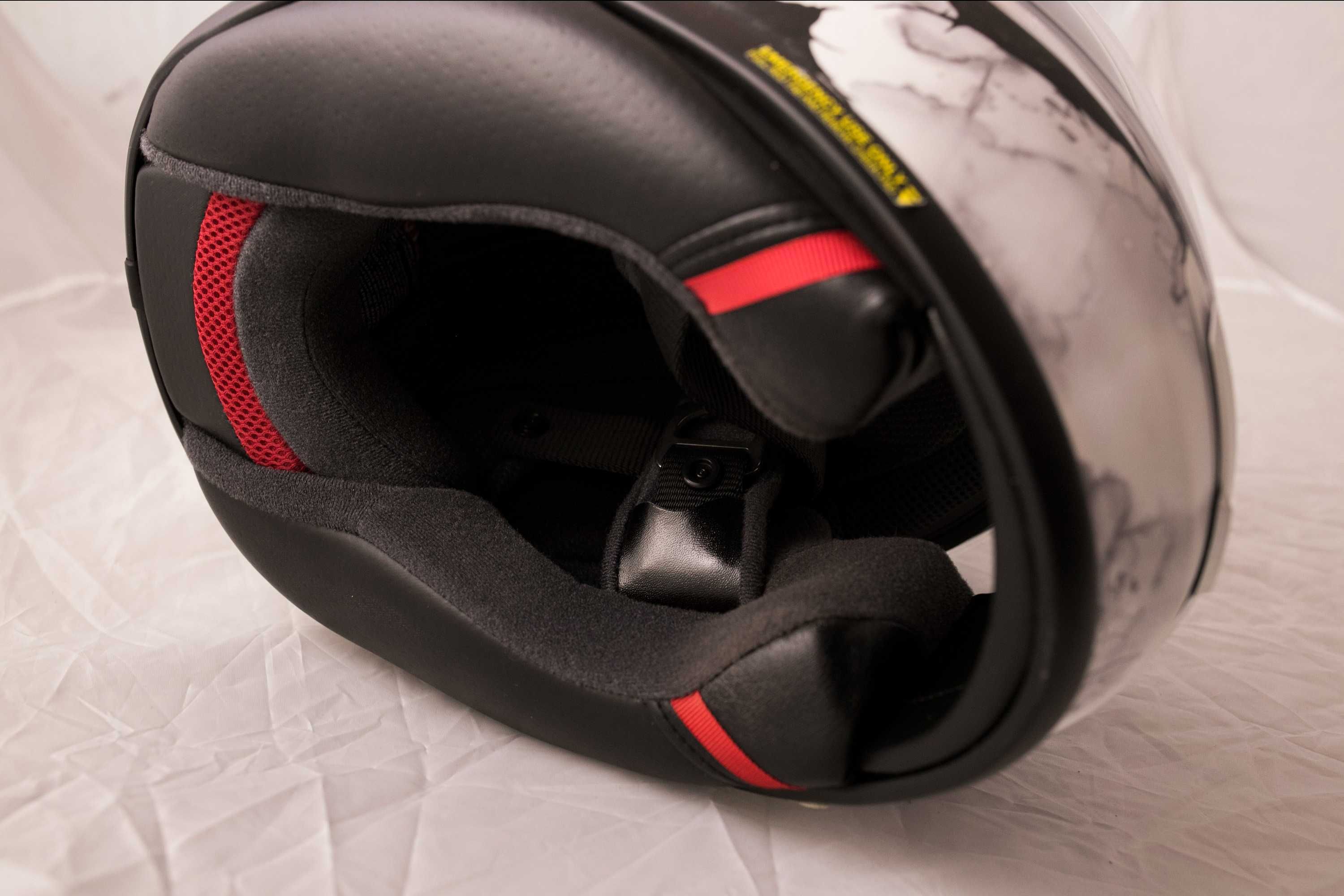 kask SHOEI NXR Ruts TC6 rozmiar S biały matowy - unikalne malowanie