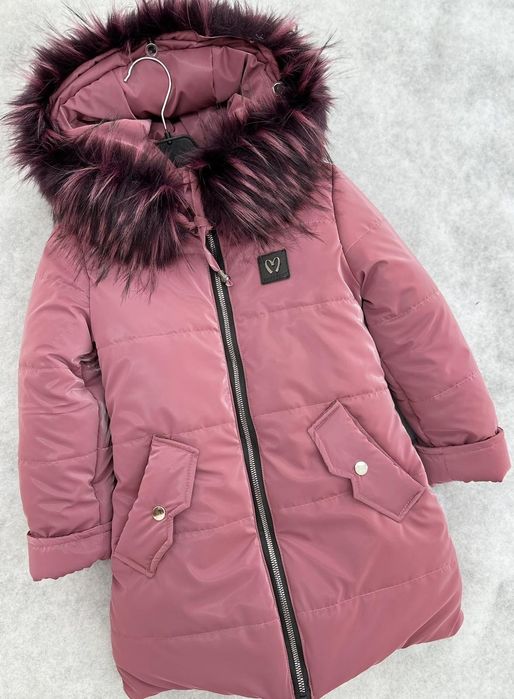 Пальто зимове для дівчат р 110 - 128