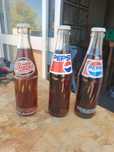 Garrafas antigas da Pepsi