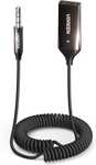 UGREEN 5.3 Bluetooth Odbiornik Samochodowy Bluetooth z Gniazdem 3,5mm