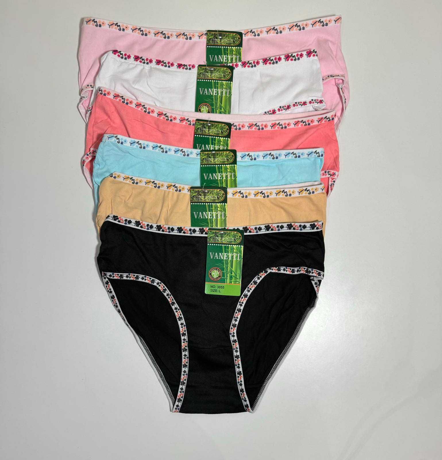 Majtki bambusowe w rozmiarach L, XL, XXL 7pack