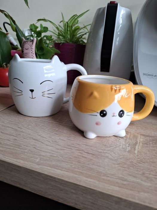 Kubki z kotami nowe