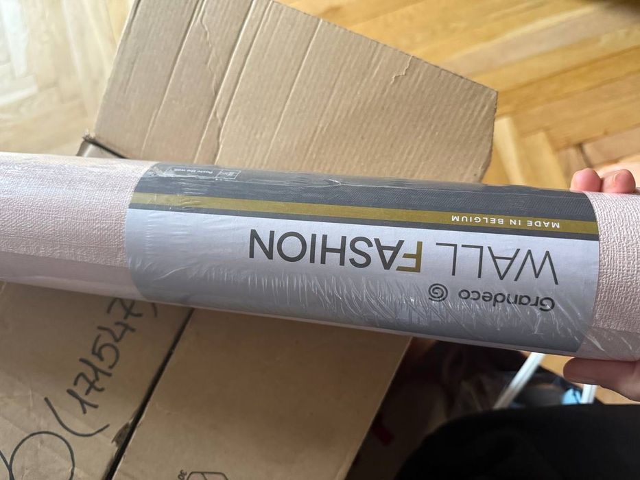 Шпалери ніжно рожеві grandeco