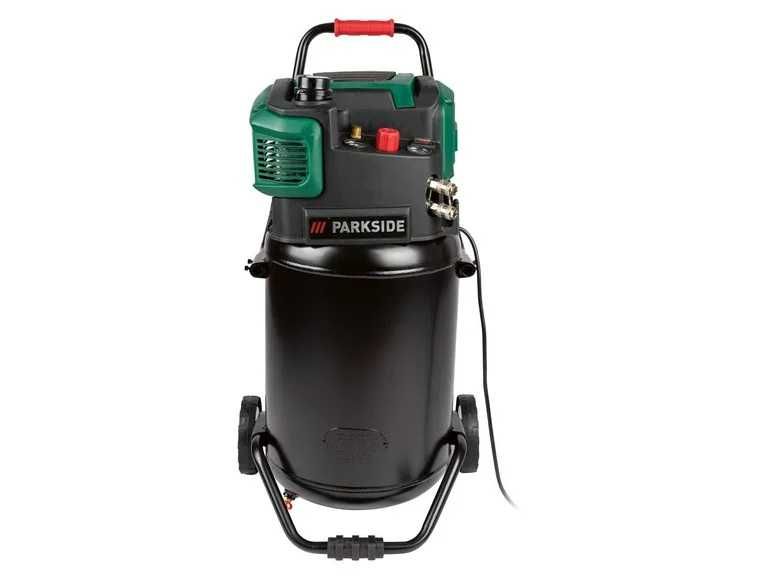 Kompresor bezolejowy pionowy Parkside PVKO 50 A1 50 l 10 bar