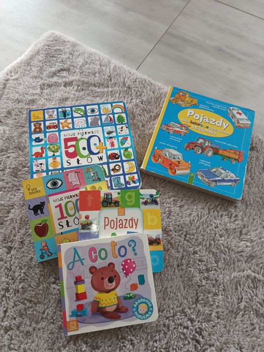Książki ksiazeczki twarde - obrazkowe pierwsze słowa