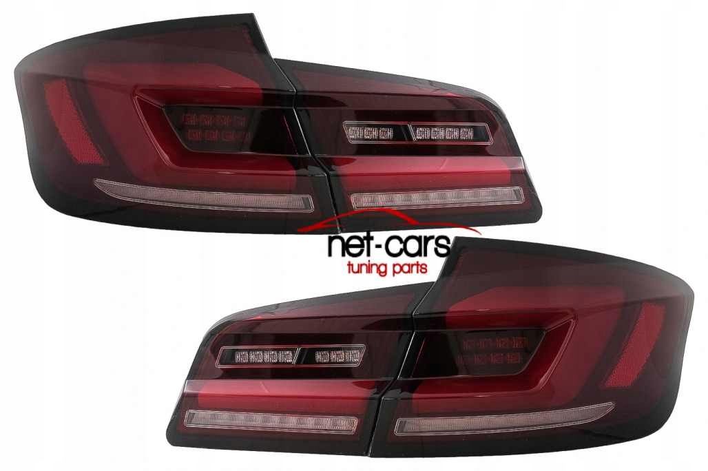 Lampy tylne BMW 5 F10 M5 -17 Neon LED wzór G30 Red