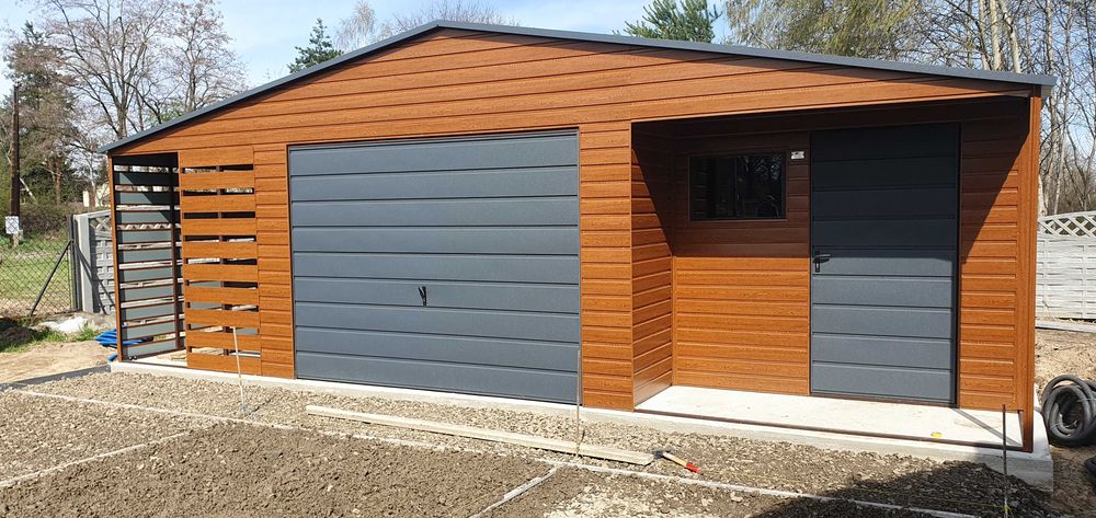 GARAŻ Drewnopodobny Hala Wiata Rolnicza Budka ogrodowa Magazyn Blaszak