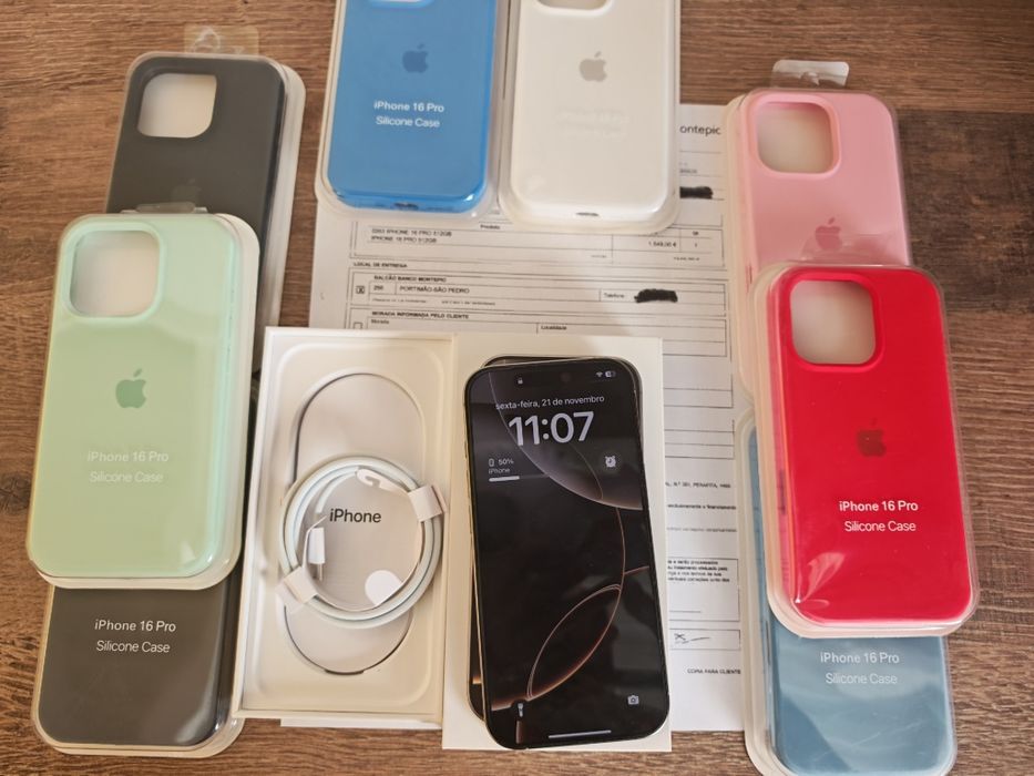 iPhone 16 Pro  6.3" 512GB Natural Titanium Seminovo C/Garantia