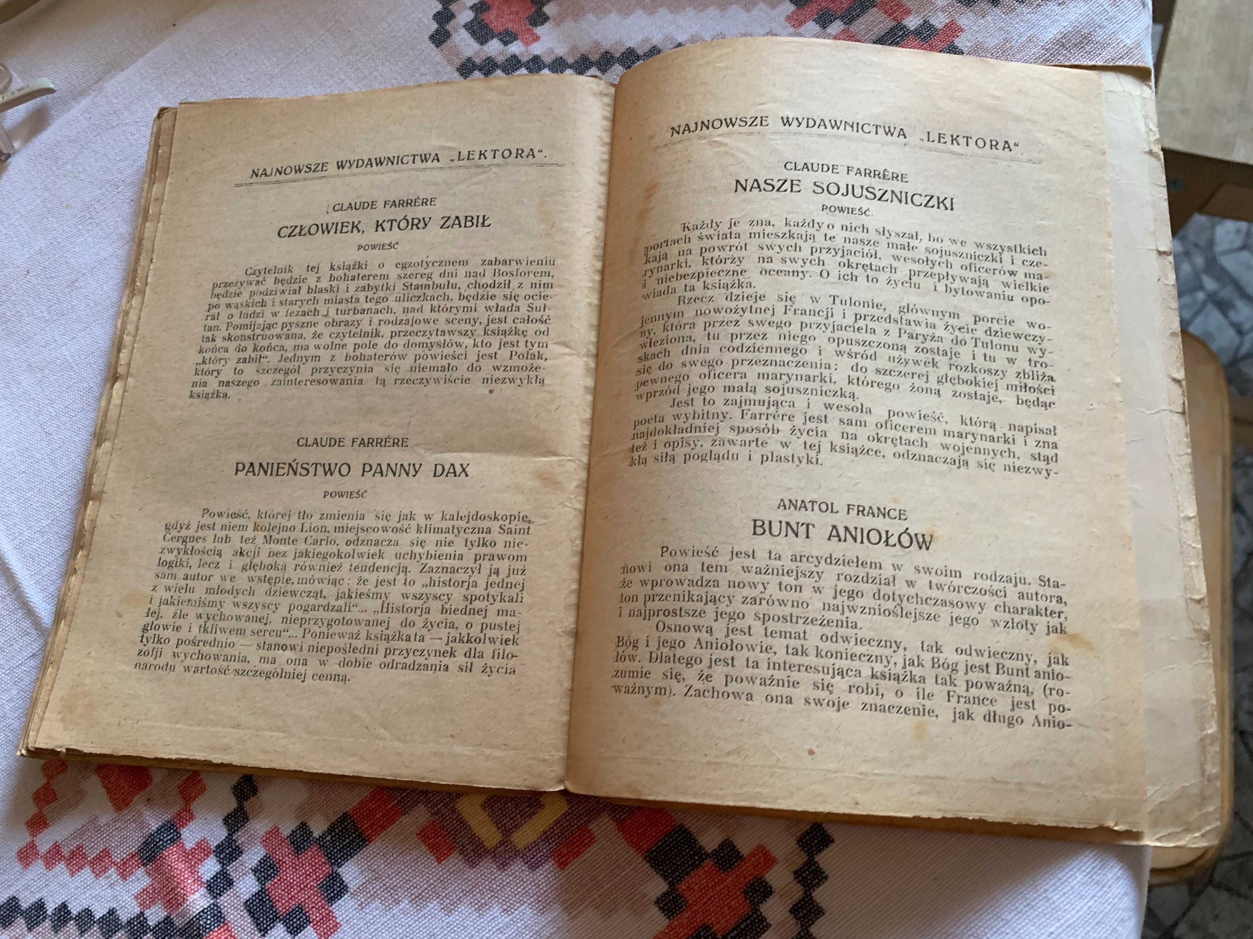 De profundis Stanisław Przybyszewski Lektor 1923 Lwów