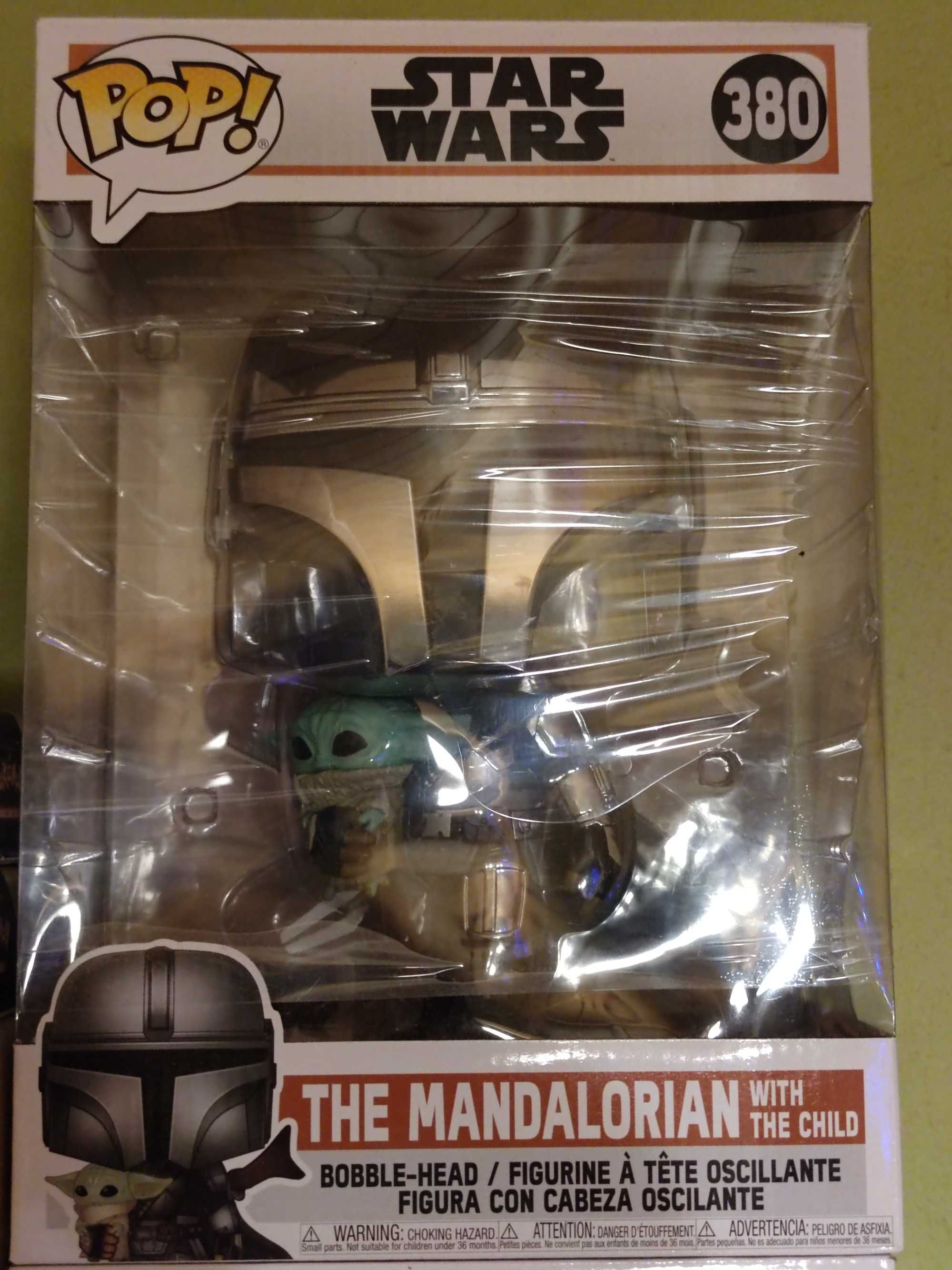 Star Wars 380 - The Mandalorian with the Child (Chrome supersize 10")