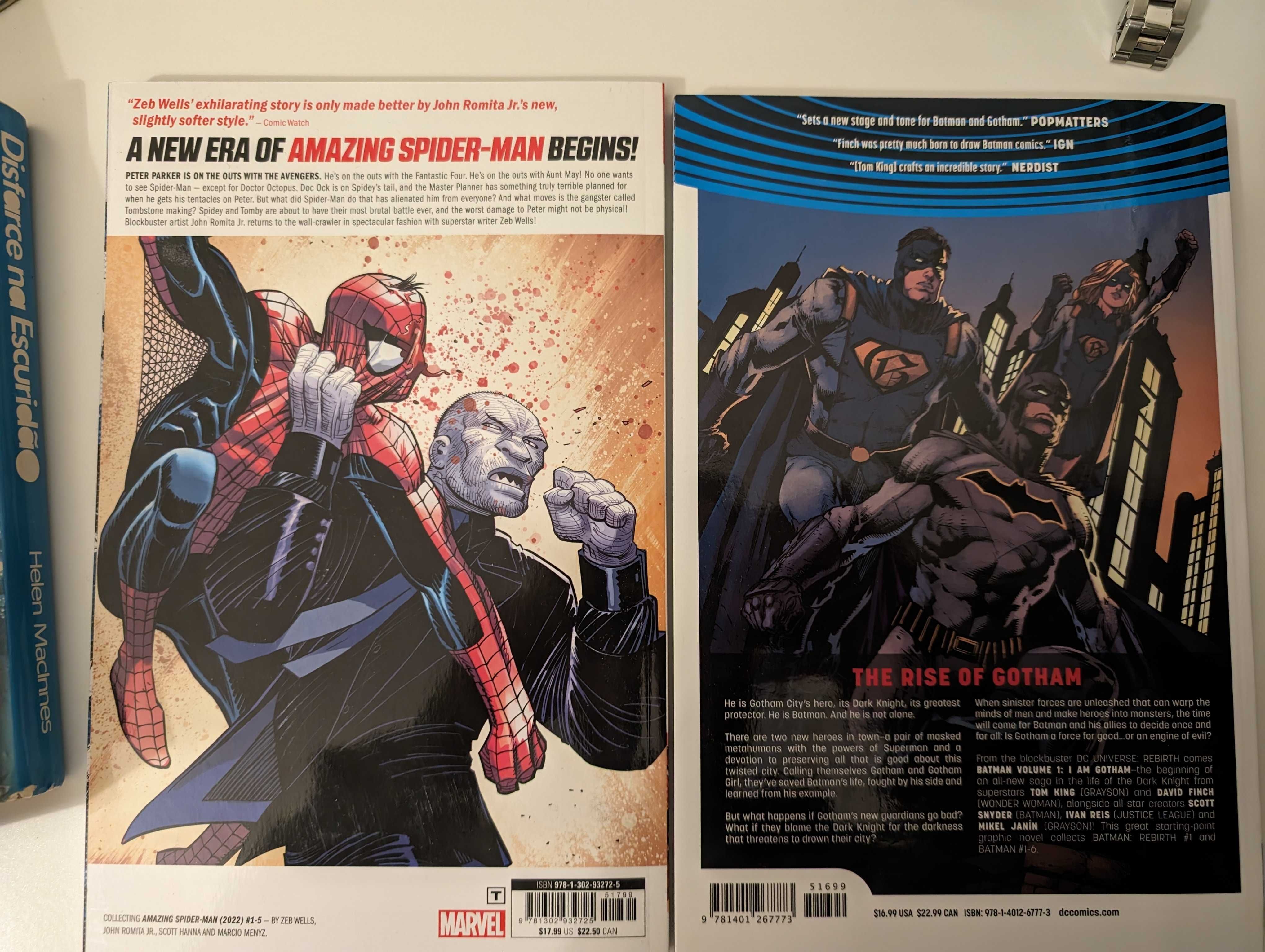 Banda desenhada Spider Man e Batman