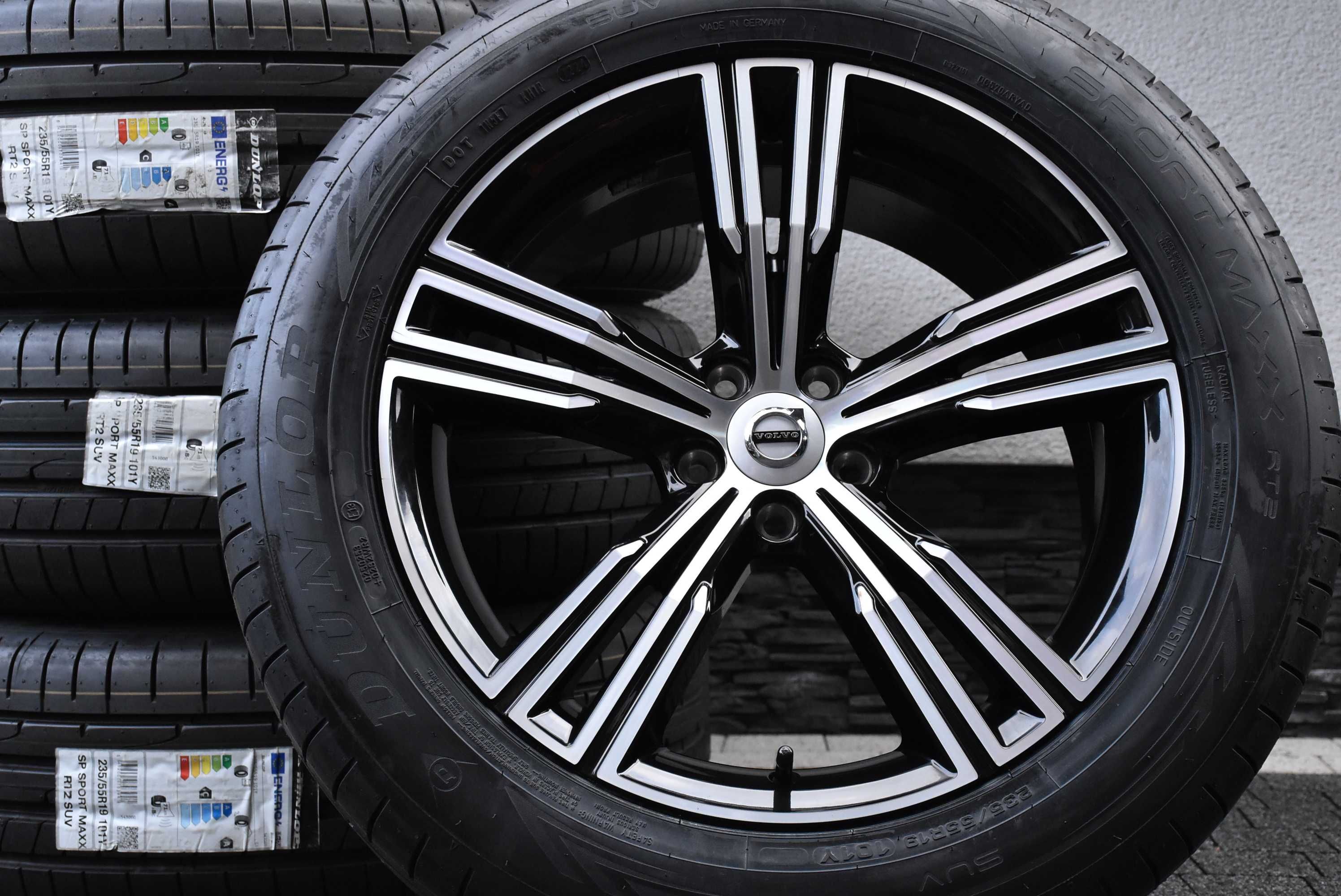 Nowe koła OEM VOLVO XC60 XC90 19" NOWE Dunlop 2024r
