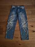 jeansy niebieskie bershka