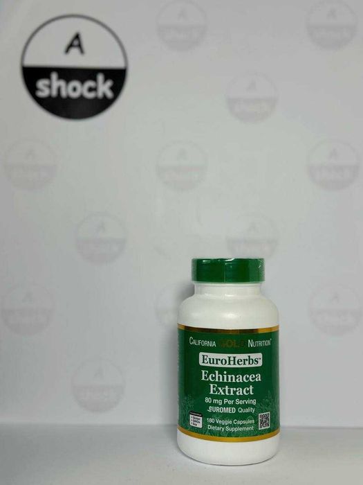 California Gold Nutrition Echinacea Extract 80 mg 180 caps - ехінацея