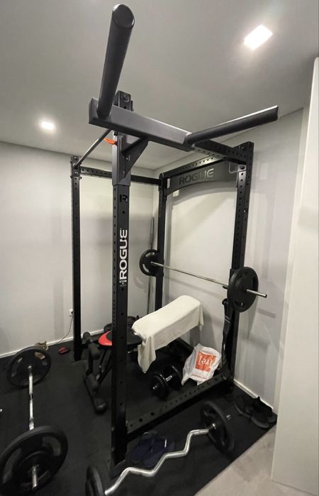 ROGUE RML-490C Monster Lite Power Rack - CrossFit/Ginásio e Musculação