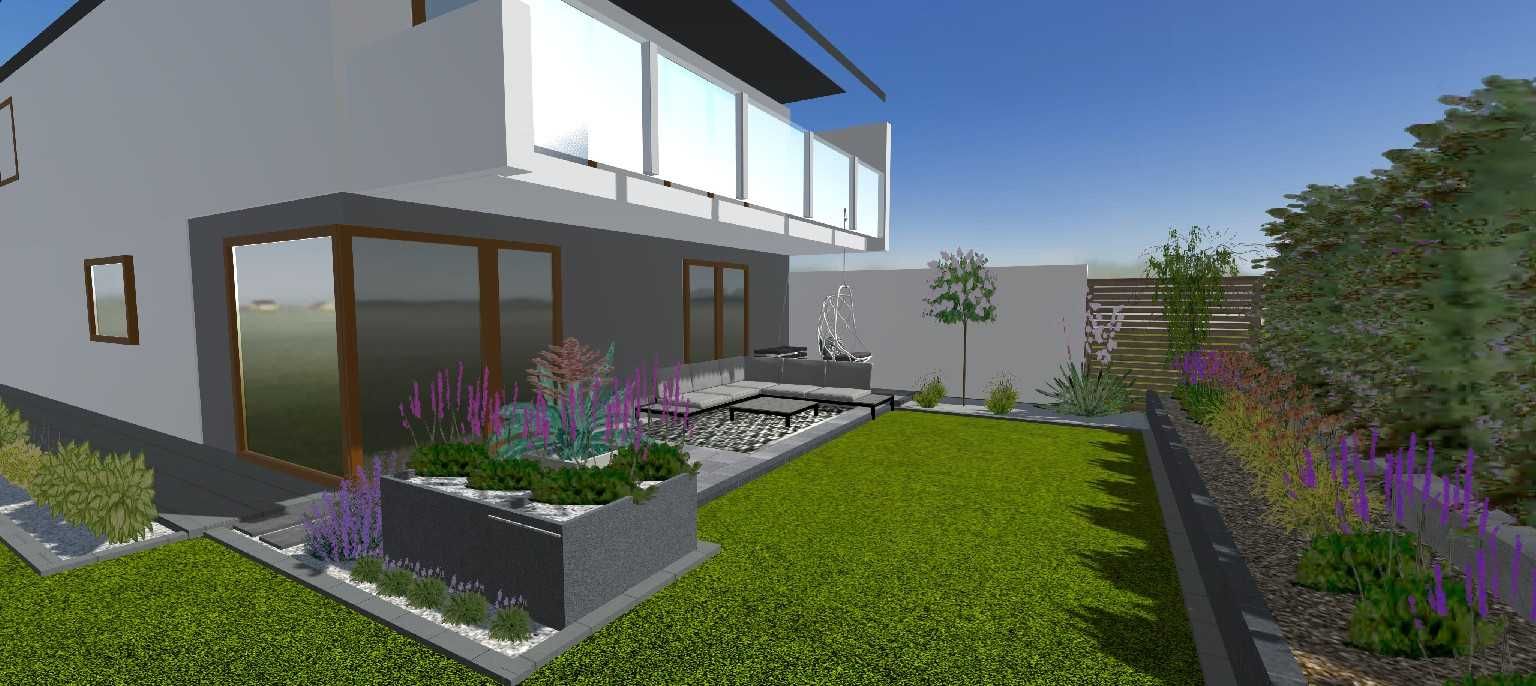 Projektowanie ogrodów, projekt ogrodu tarasu i balkonu, ogrody