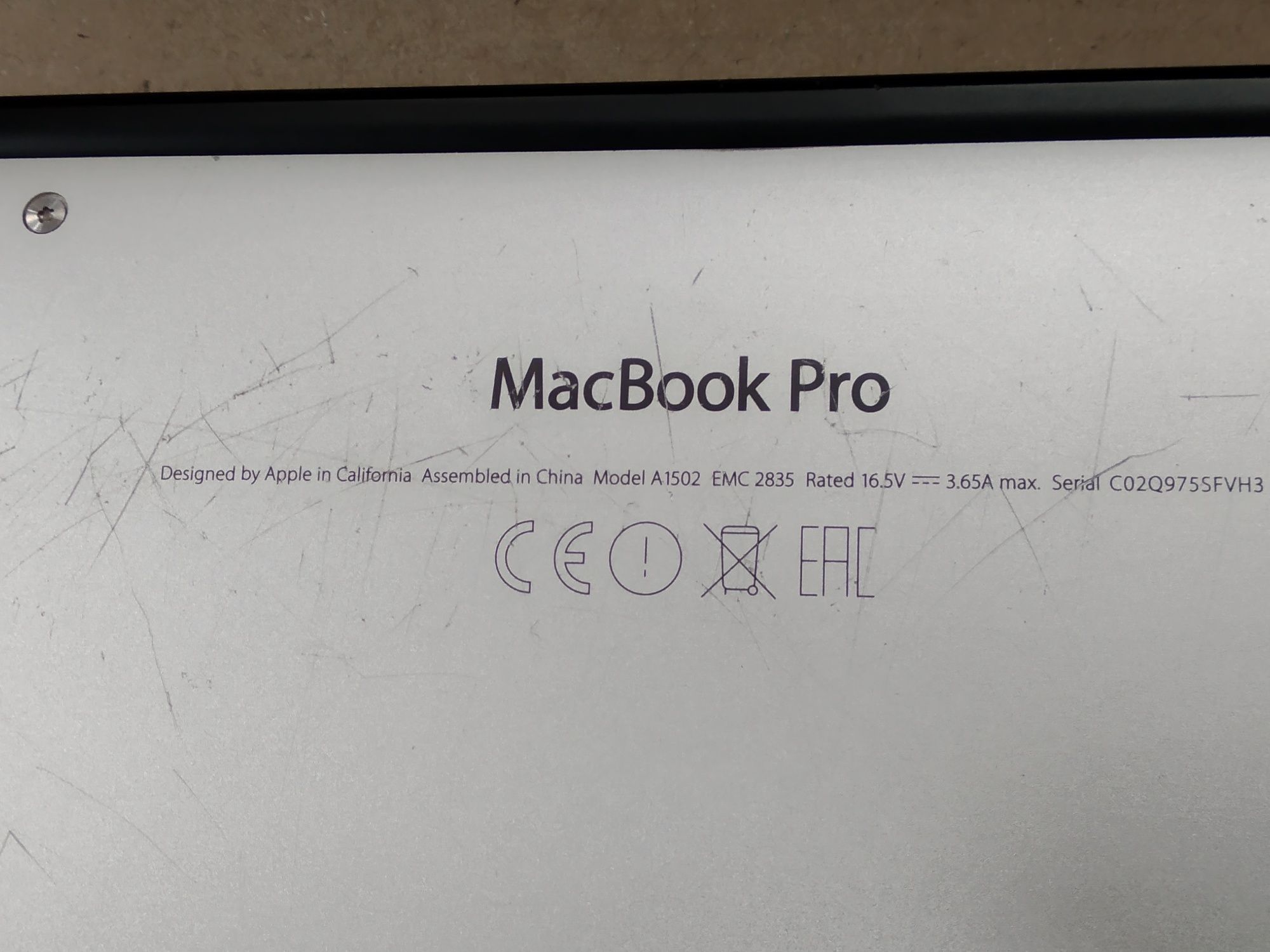 Ноутбук MacBook Pro "A1502"
