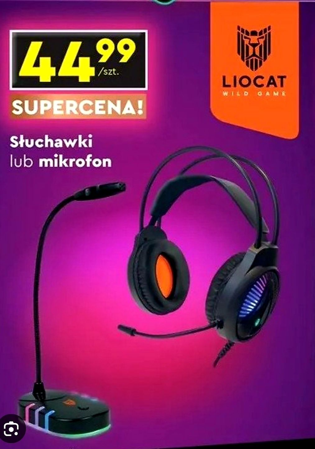 Nowy mikrofon podświetlany
