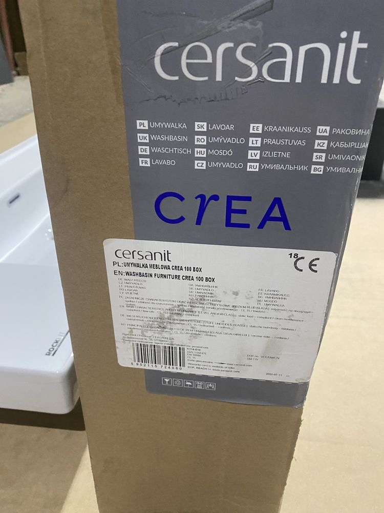 Умивальна раковина Cersanit Crea 100 см