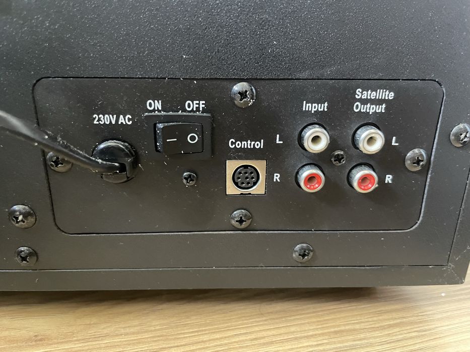 Aparelhagem com subwoofer