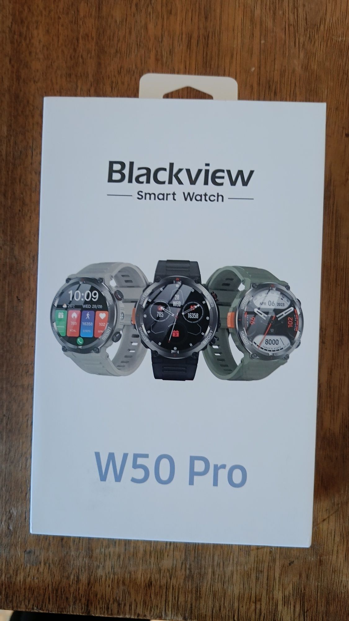 Смарт-годинник Blackview W 50 Pro. Чорний.