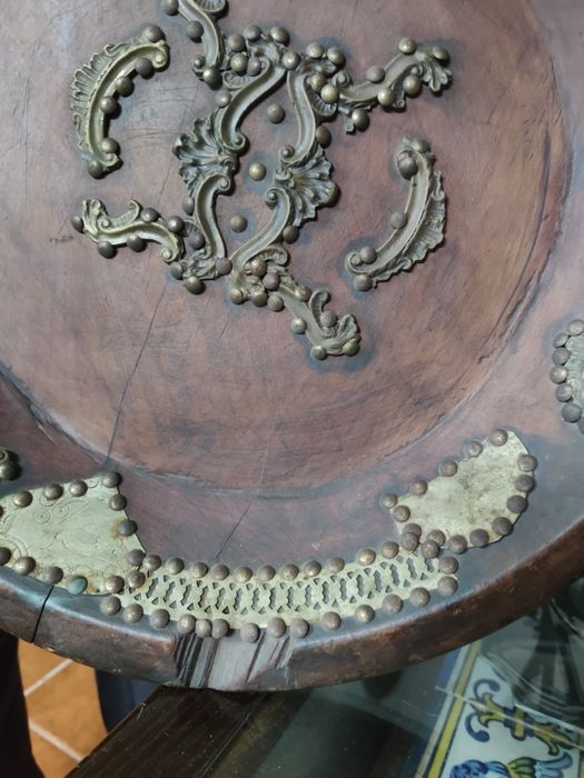 ANTIGUIDADE - Prato decorativo + suporte