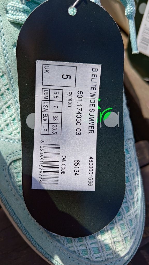 Trampki Diadora sneakersy 38 miętowe