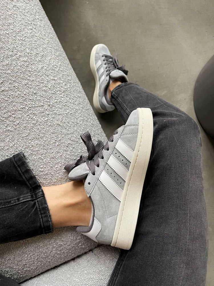 ЖИВІ ФОТО‼️Adidas campus 00s grey адідас кампус сірі