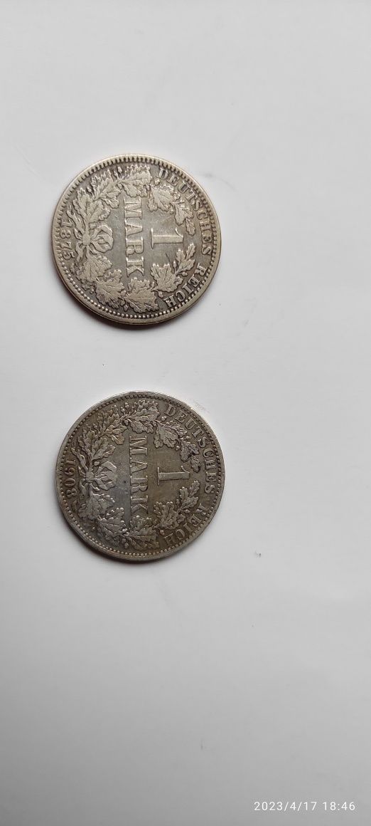 Moneta 1 Marka 1908. 1875