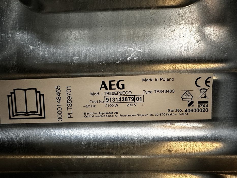 Пральна машина AEG,8000 serii,привезена з Німеччини