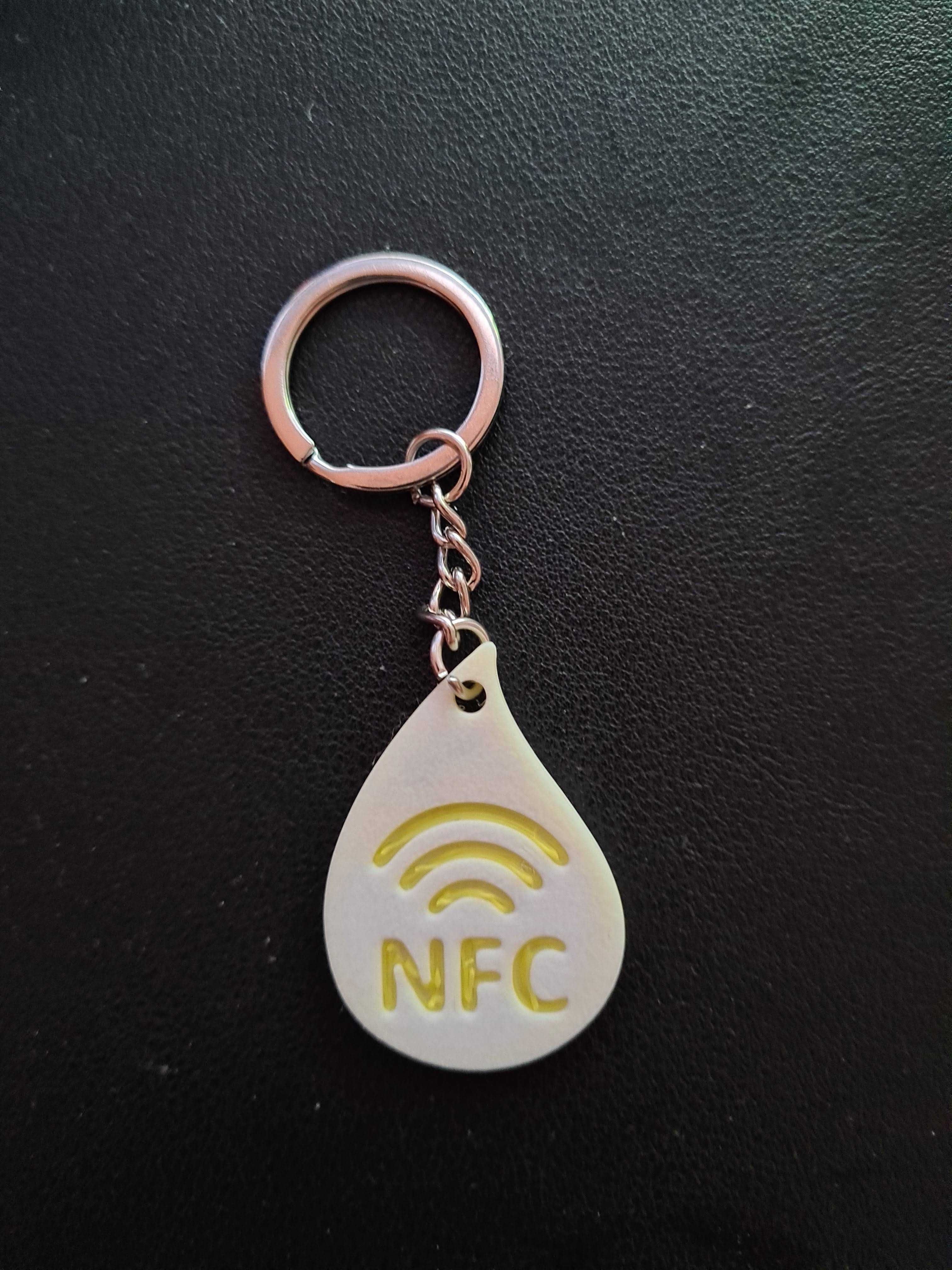 Porta chaves com Identificação do Tipo Sanguíneo e Etiqueta NFC