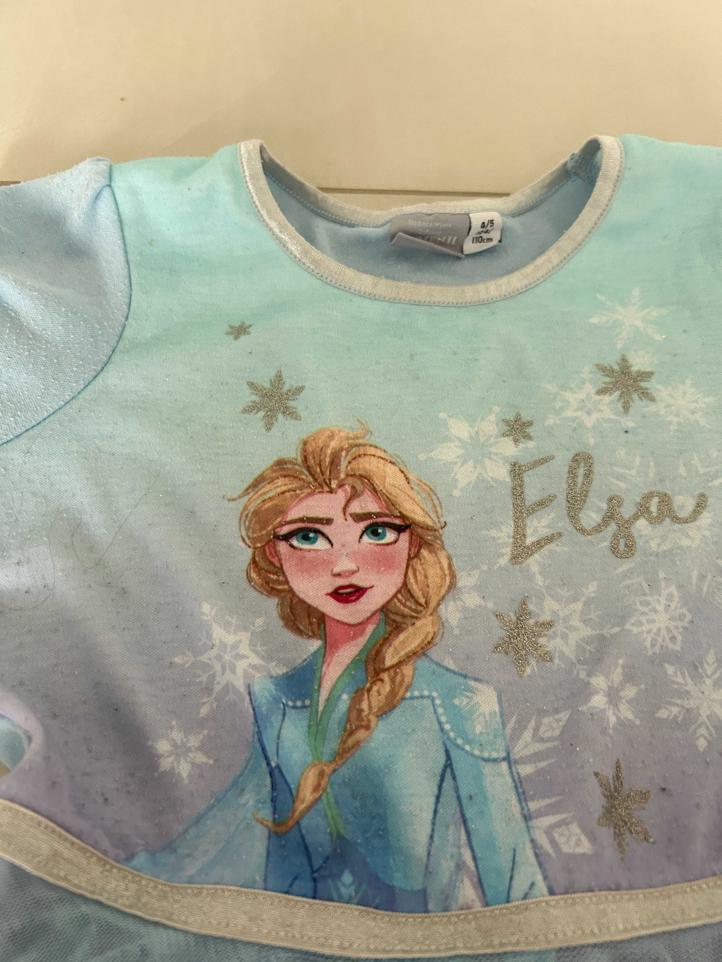 Strój przebranie Elsa Frozen 4/5 lat