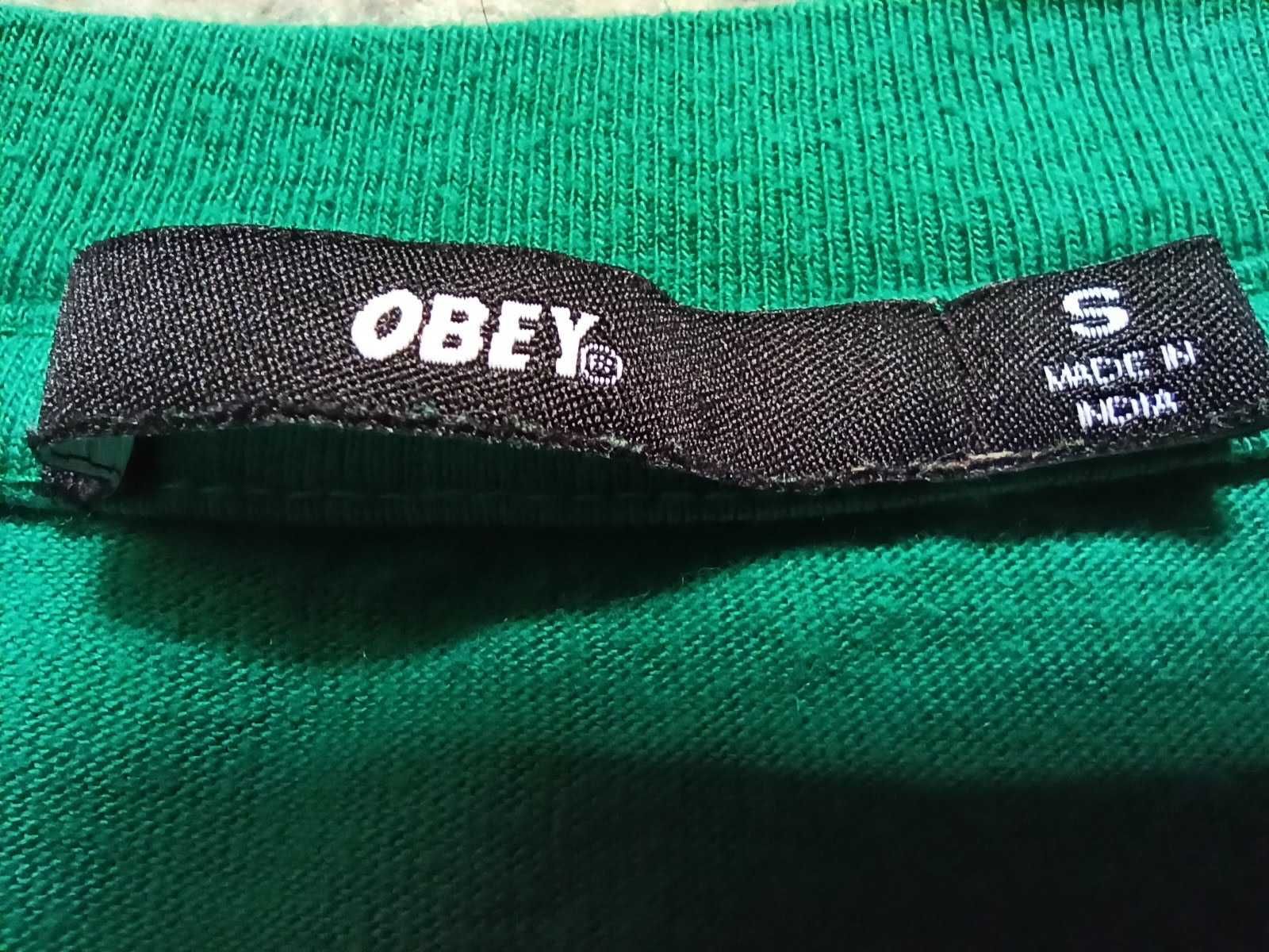 Koszulka Obey styl vintage oversize