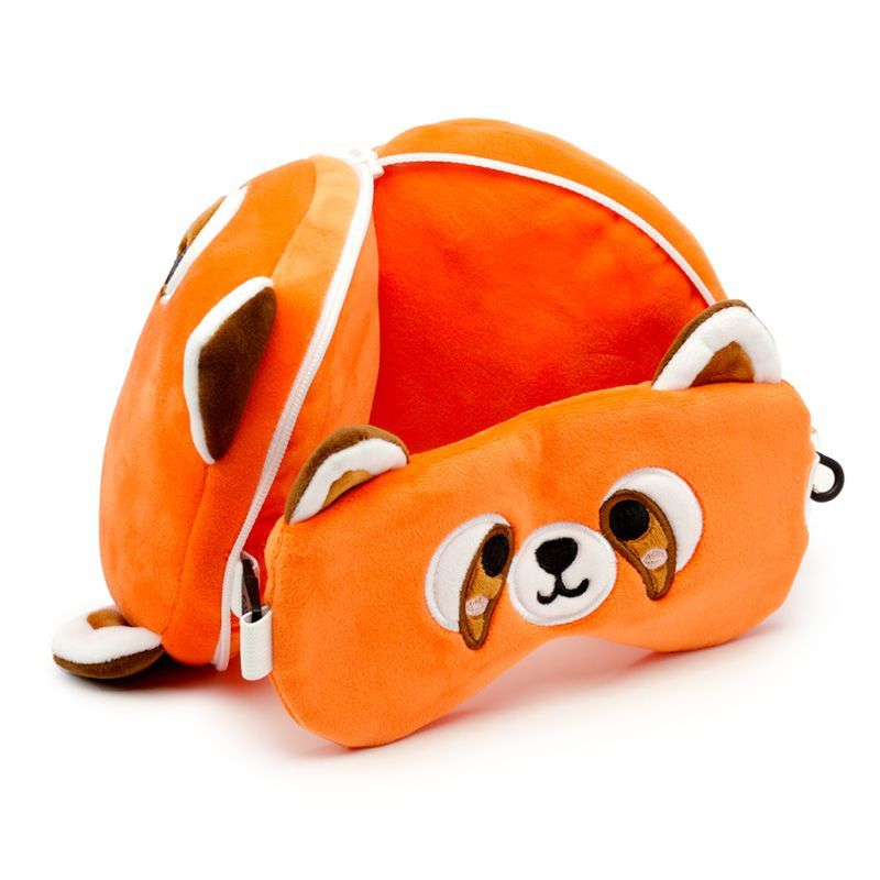 Poduszka Podróżna 2W1 Z Maską Na Oczy Panda Mała