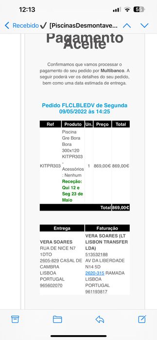 Piscina Gre borabora 300x120