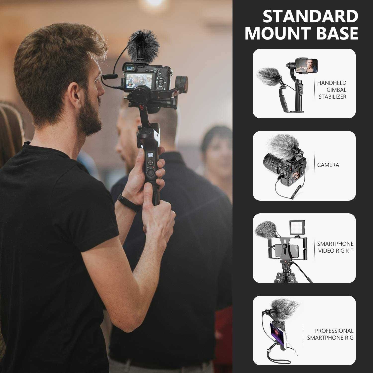 OPORTUNIDADE - Microfones pro de vídeo alta qualidade