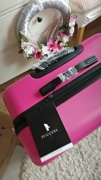Walizka podróżna duża różowa Puccini