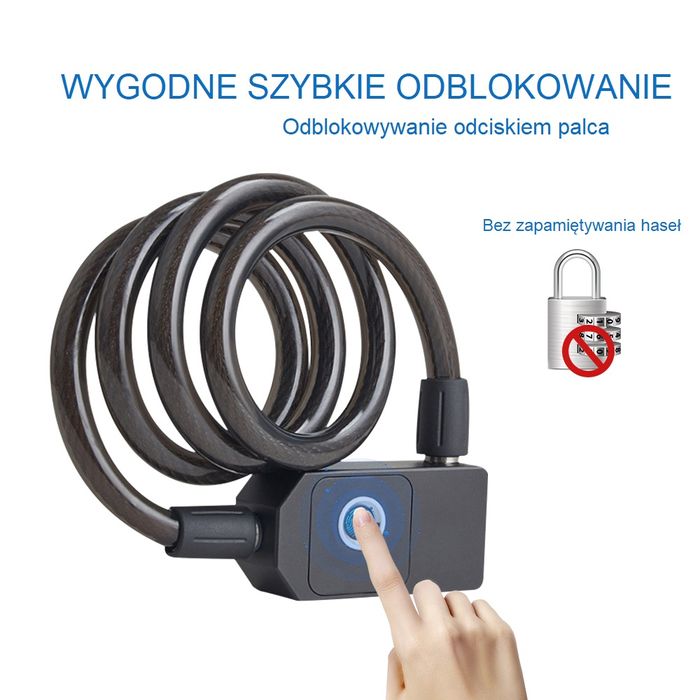Inteligentne zapięcie rowerowe