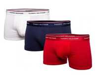 Bokserki Tommy Hilfiger 3-Pack WHITE/RED/NAVY