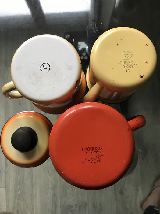 Кружка эмалированная СССР. 1 литр.