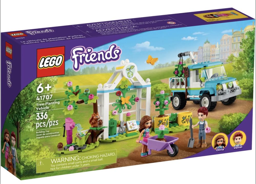 Zestaw LEGO® Friends Furgonetka do sadzenia drzew 41707